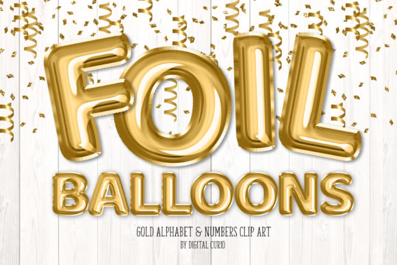 Download Gold Foil Balloon Alphabet Clipart - Premium Resources