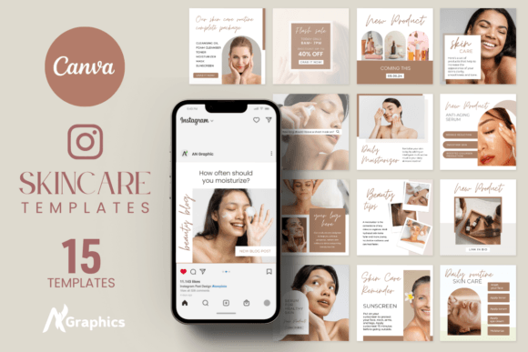 Download 15 Skin Care Instagram Post Template - Skin care Collection