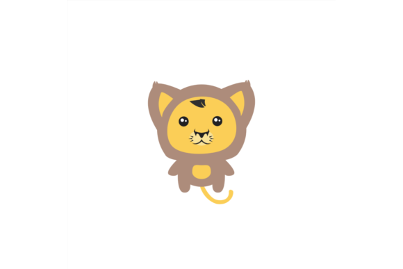 Download Chubby Lion Mascot for Company Icon - Lion Collection
